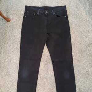Men's Levi's Black Jeans 33 x 34 in good Condition!